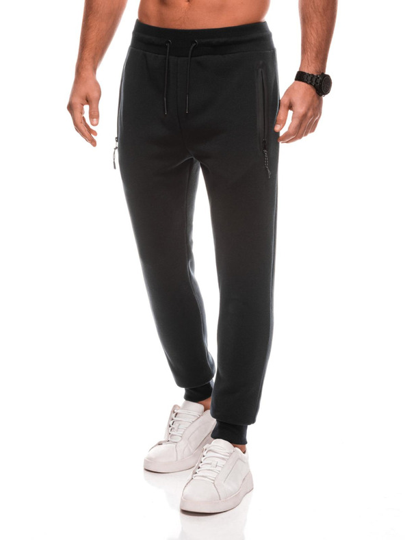 Edoti Crne muške trenirke Edoti