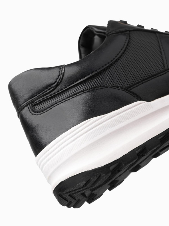 Ombre Clothing Muške platnene tenisice crne Ombre Clothing