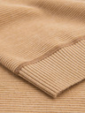 Ombre Clothing Muški pleteni pulover RELAXED FIT s bež Ombre Clothing uzorkom