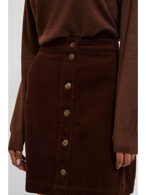 Moodo Smeđa ženska suknja Moodo