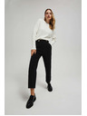 Moodo Crne ženske hlače Moodo