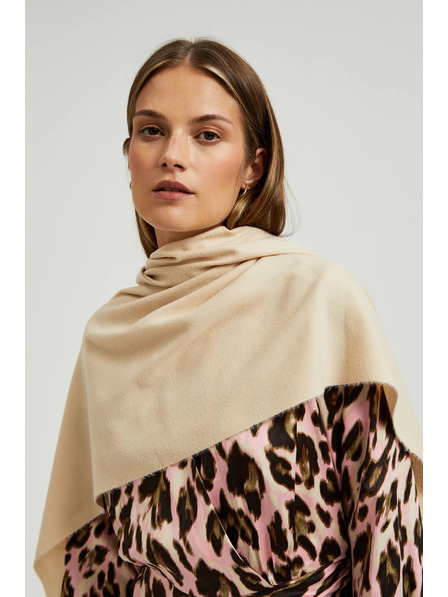 Moodo Moodo bež ženski šal