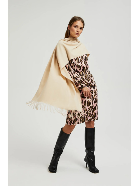 Moodo Moodo bež ženski šal