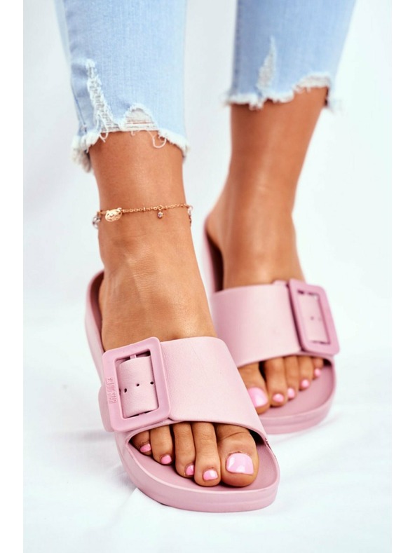 BIG STAR SHOES Elegantne ženske papuče Big Star - pink