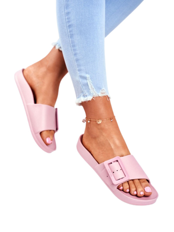 BIG STAR SHOES Elegantne ženske papuče Big Star - pink