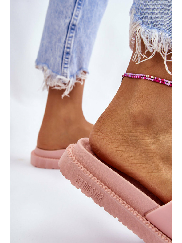 BIG STAR SHOES Ženske papuče Big Star Light pink