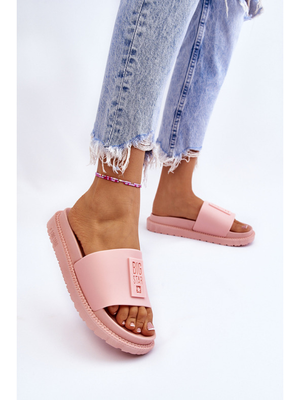 BIG STAR SHOES Ženske papuče Big Star Light pink