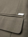 Ombre Clothing Ombre Clothing elegantna kaki jakna od mješavine vune za muškarce