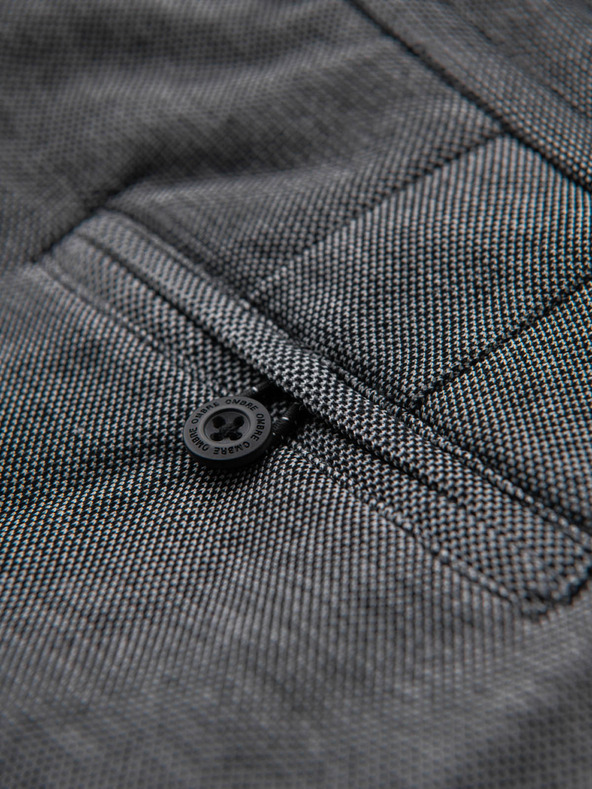 Ombre Clothing Muška pamučna trenirka BASIC siva Ombre odjeća