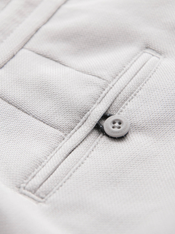 Ombre Clothing Muška pamučna trenirka BASIC siva Ombre odjeća