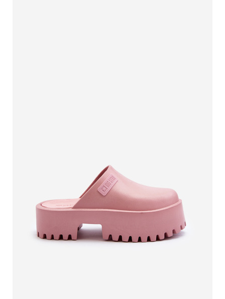 BIG STAR SHOES Ženske papuče s masivnim potplatom Big Star Pink
