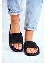 BIG STAR SHOES Modne ženske papuče Big Star - crne
