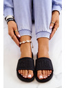 BIG STAR SHOES Modne ženske papuče Big Star - crne