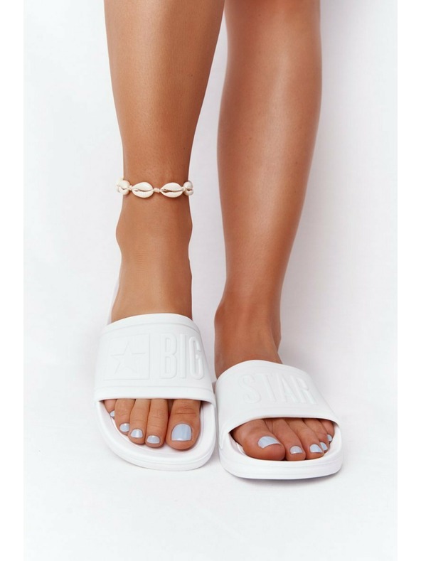 BIG STAR SHOES Ženske papuče Big Star - bijele