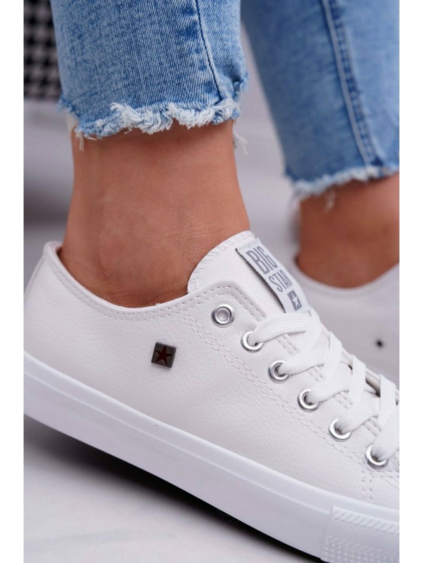 BIG STAR SHOES Ženske klasične Big Star tenisice - bijele