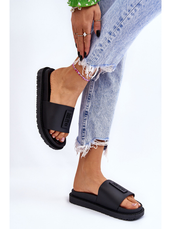 BIG STAR SHOES Ženske papuče Big Star Black