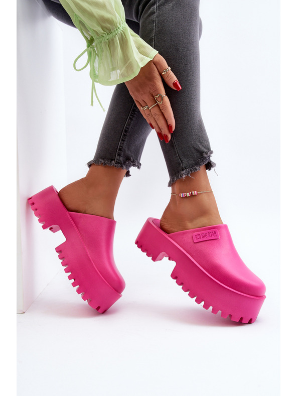 BIG STAR SHOES Ženske papuče na debelom potplatu Big Star