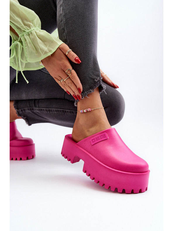 BIG STAR SHOES Ženske papuče na debelom potplatu Big Star