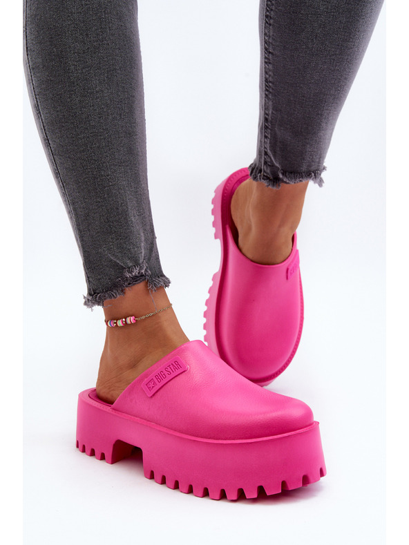 BIG STAR SHOES Ženske papuče na debelom potplatu Big Star