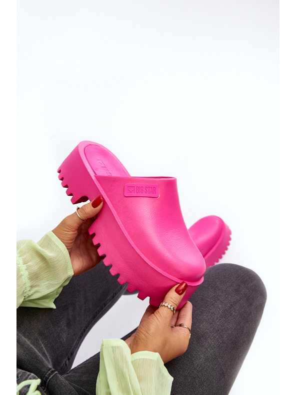 BIG STAR SHOES Ženske papuče na debelom potplatu Big Star