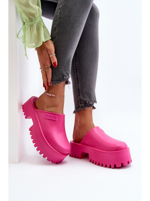 BIG STAR SHOES Ženske papuče na debelom potplatu Big Star