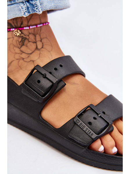 BIG STAR SHOES Lagane ženske sandale Big Star Black