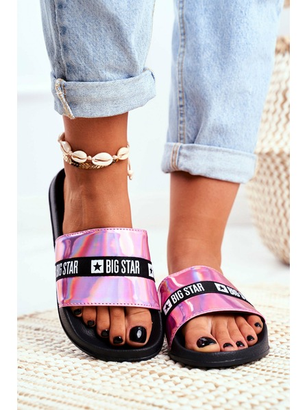 BIG STAR SHOES Modne ženske papuče Big Star - pink