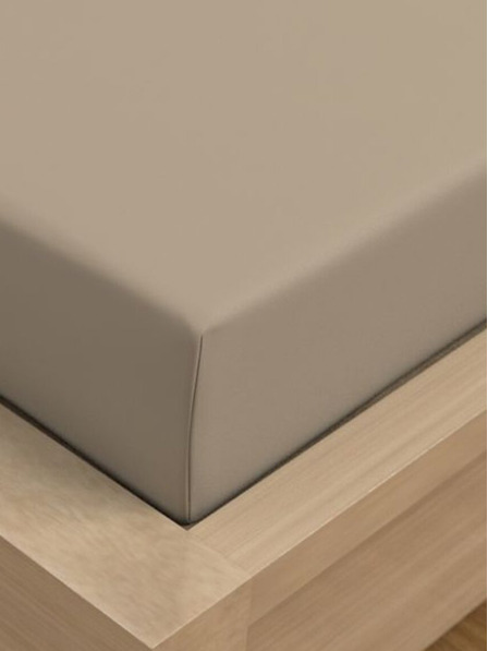 Kvalitex Satenski čaršav LUXURY COLLECTION 200x200cm bež