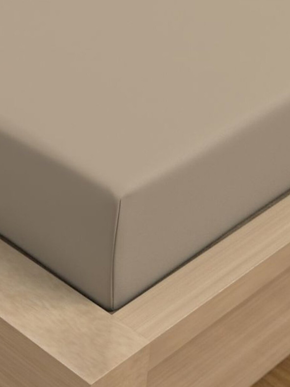 Kvalitex Satenski čaršav LUXURY COLLECTION 220x200cm bež