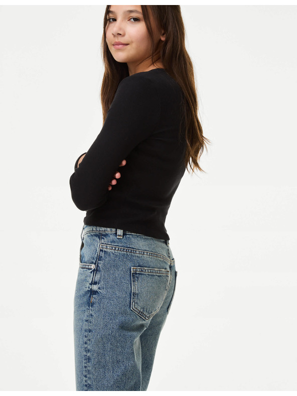 Marks & Spencer Mom kroj traperica Marks & Spencer mornarsko plava