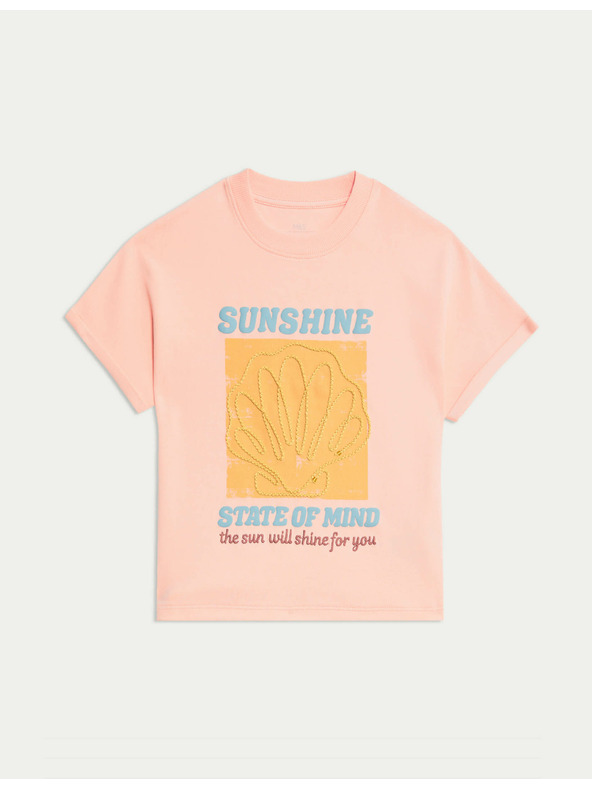 Marks & Spencer Majica s printom narančasta Marks & Spencer