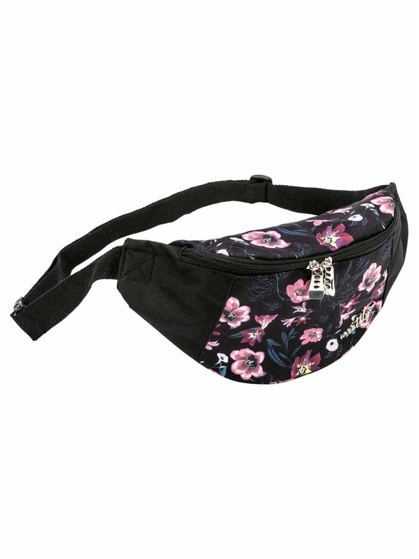 Meatfly Meatfly ženska torbica oko struka Taya Hibiscus Black | Višebojna | Veličina