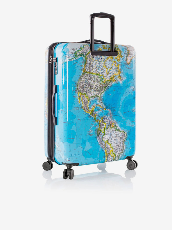 Heys Plavi uzorkovani putni kofer Heys Journey 3G L