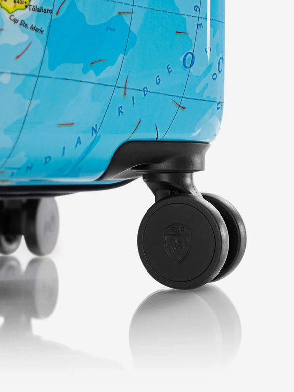 Heys Plavi uzorkovani putni kofer Heys Journey 3G L