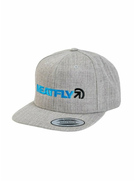 Meatfly Meatfly šiltovka Skipper Snapback Grey Heather | Siva | Veličina