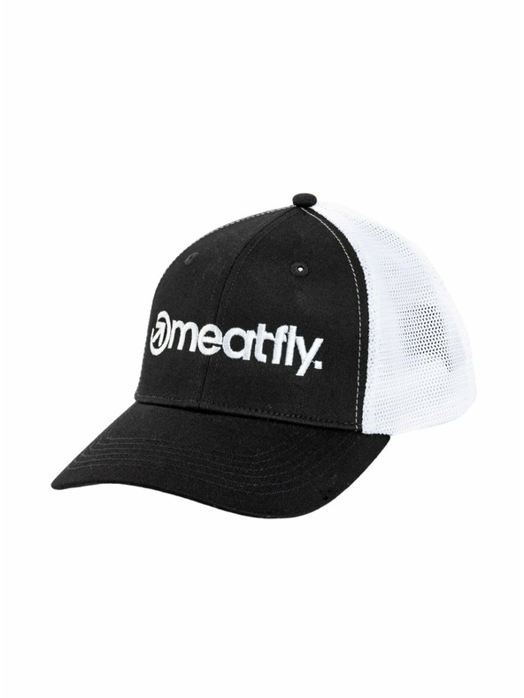 Meatfly Meatfly šiltovka MF Logo Trucker White / Black | Crna | Veličina