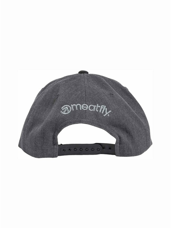 Meatfly Meatfly šilterica Finester Snapback Dark Grey | Siva | Veličina