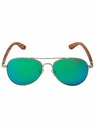 Meatfly Meatfly polarizacijske sunčane naočale Aviator Green | Zelena | Veličina
