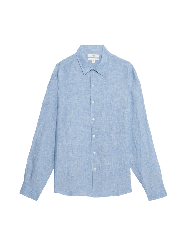 Marks & Spencer Košulja od čistog lana Marks & Spencer plava