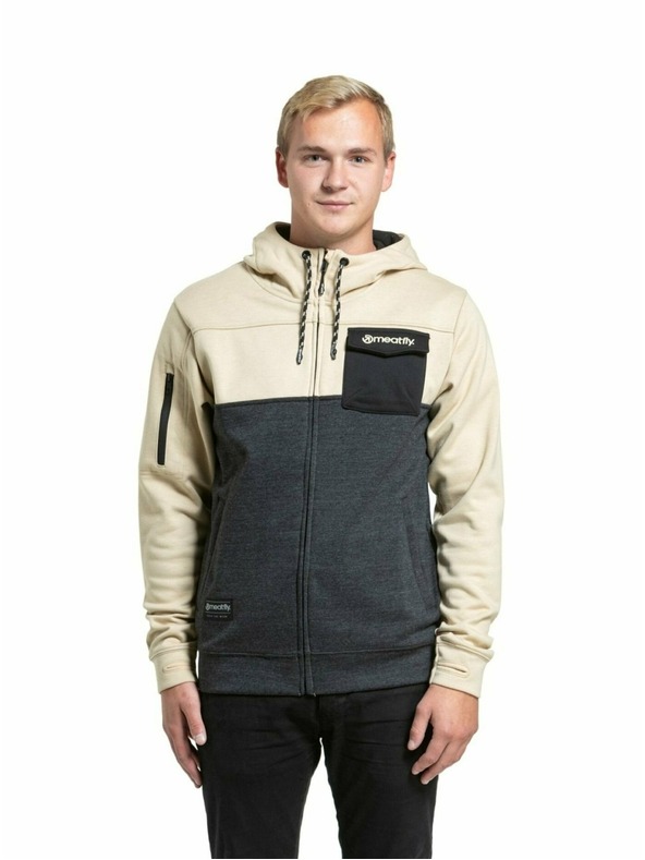 Meatfly Meatfly muška tehnička majica Josh Sand / Crna