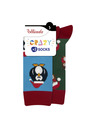 Bellinda CRAZY SOCKS 2x - Vesele čarape 2 para - svijetloplava - zelena