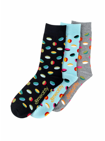 Meatfly Meatfly čarape Oval socks Triple Pack | Višebojan | Veličina