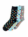 Meatfly Meatfly čarape Oval socks Triple Pack | Višebojan | Veličina
