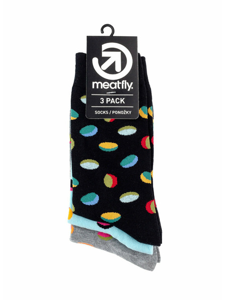 Meatfly Meatfly čarape Oval socks Triple Pack | Višebojan | Veličina