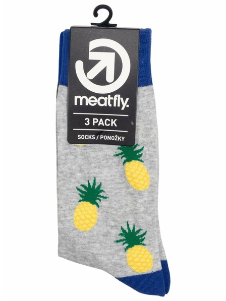 Meatfly Meatfly čarape Lexy Triple Pack Citrus | Višebojan | Veličina