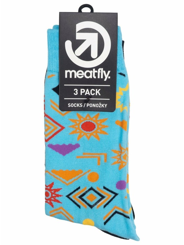 Meatfly Meatfly čarape Lexy Triple Pack Aztec | Višebojna | Veličina