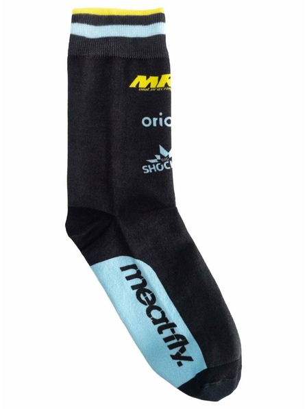 Meatfly Meatfly čarape Dakar Blue/Yellow | Crna | Veličina