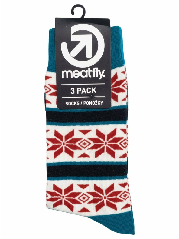 Meatfly Meatfly čarape Lexy Triple Pack Norway | Višebojna | Veličina