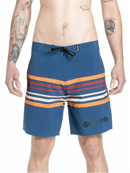 Meatfly Meatfly muške kupaće hlačice Ernie Boardshorts 19" Stripes Navy | Plava | Veličina