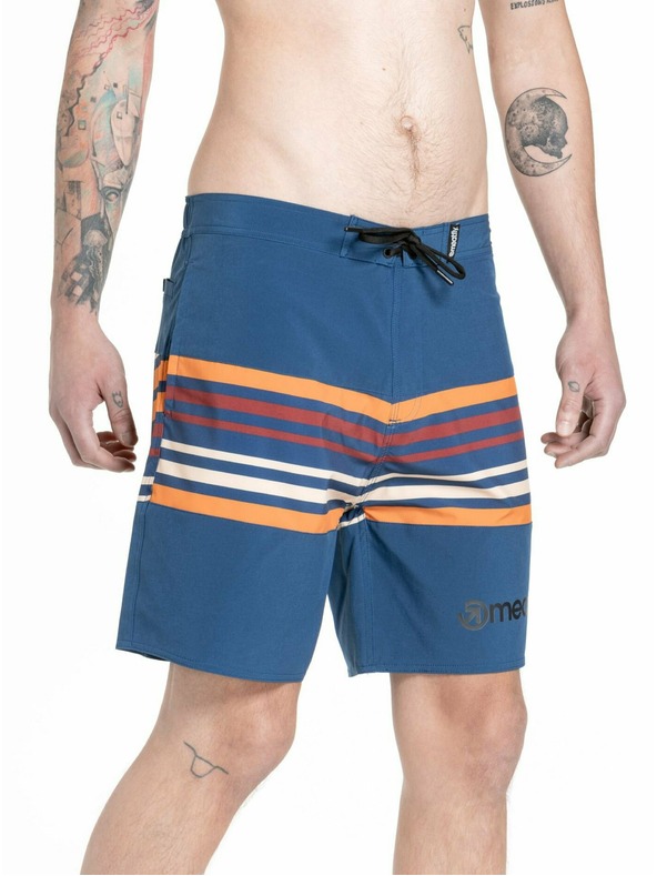Meatfly Meatfly muške kupaće hlačice Ernie Boardshorts 19" Stripes Navy | Plava | Veličina